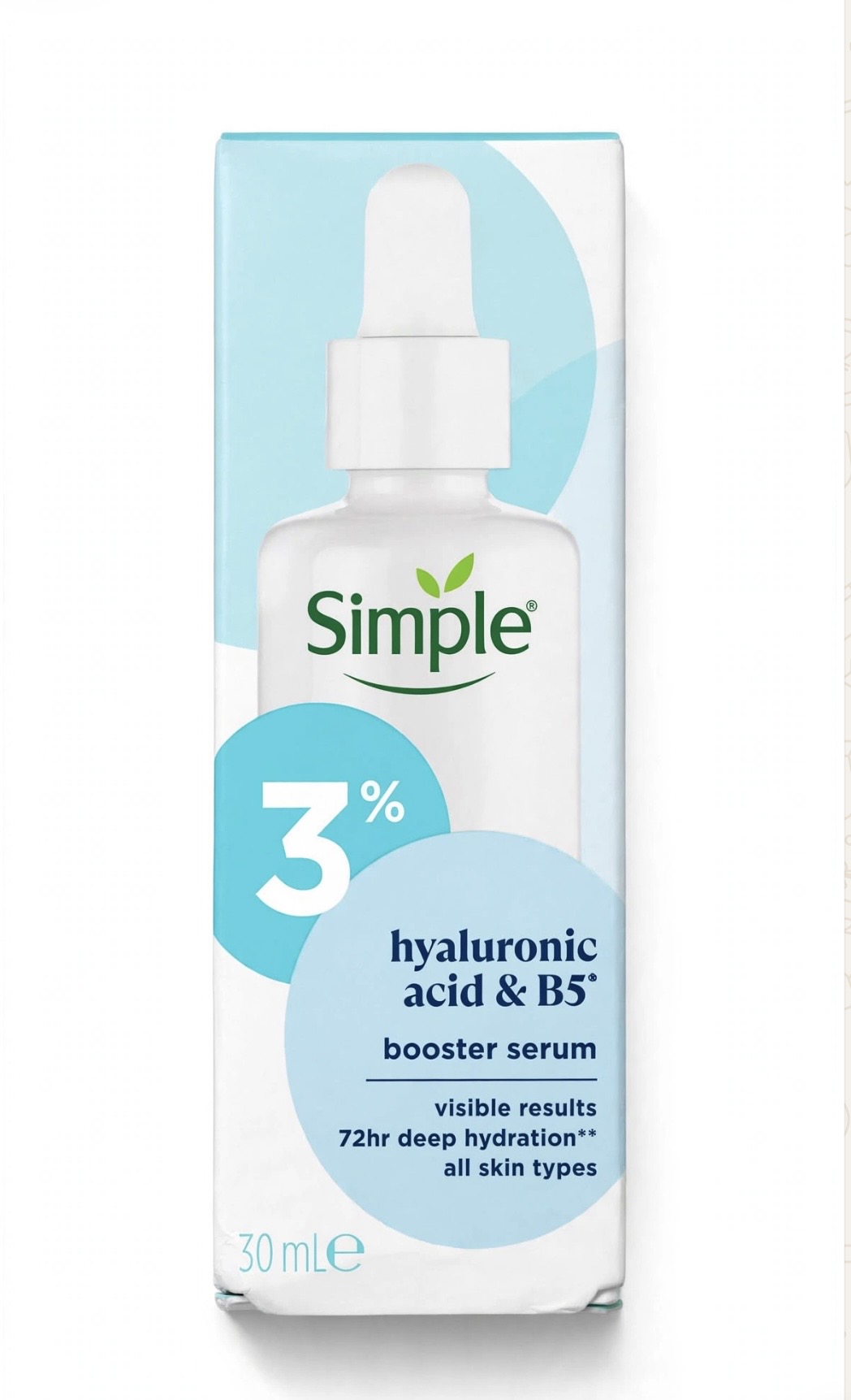 Simple hyaluronic acid &b5 booster serum