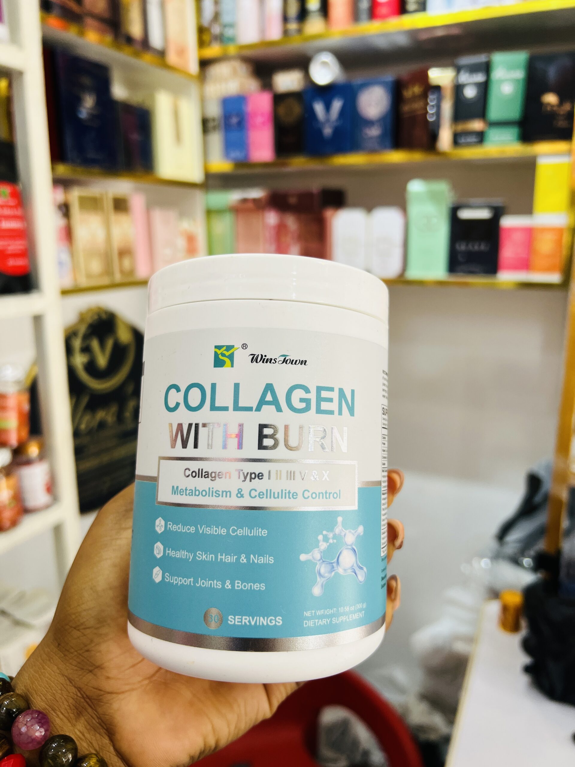 Winstown collagen with burn powder
