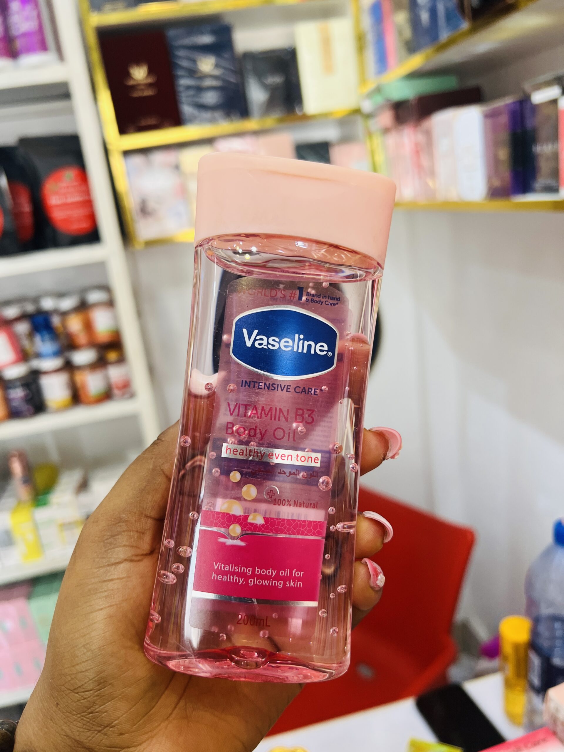 Vaseline b3 body oil