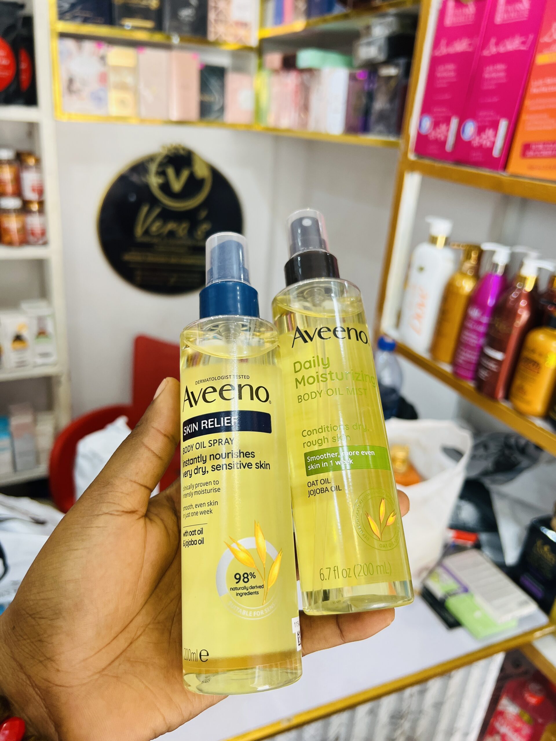 Aveeno body oils