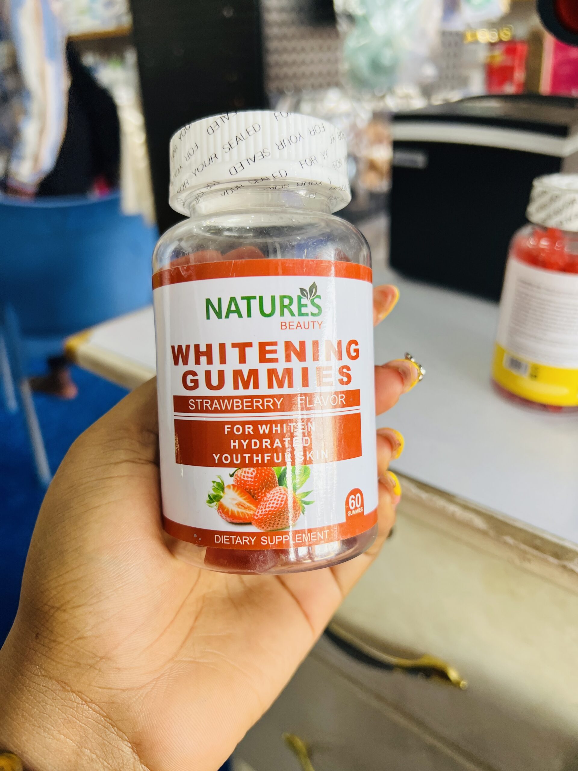 Nature’s beauty whitening gummy