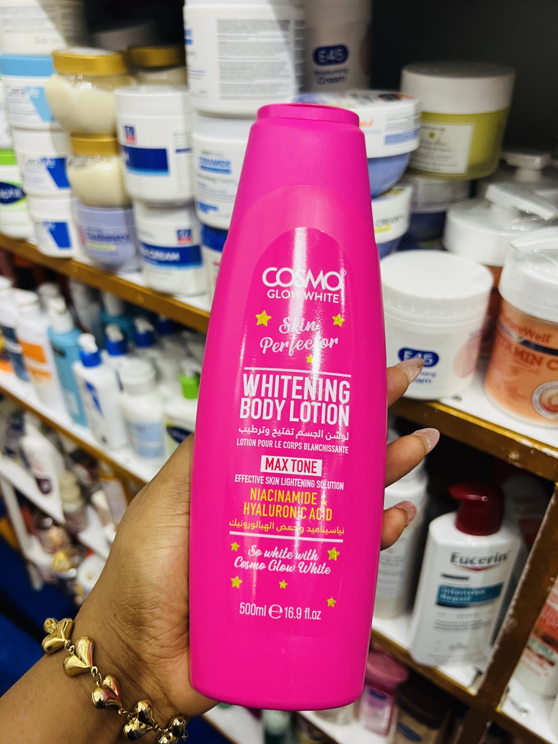 Cosmo skin perfector whitening body lotion