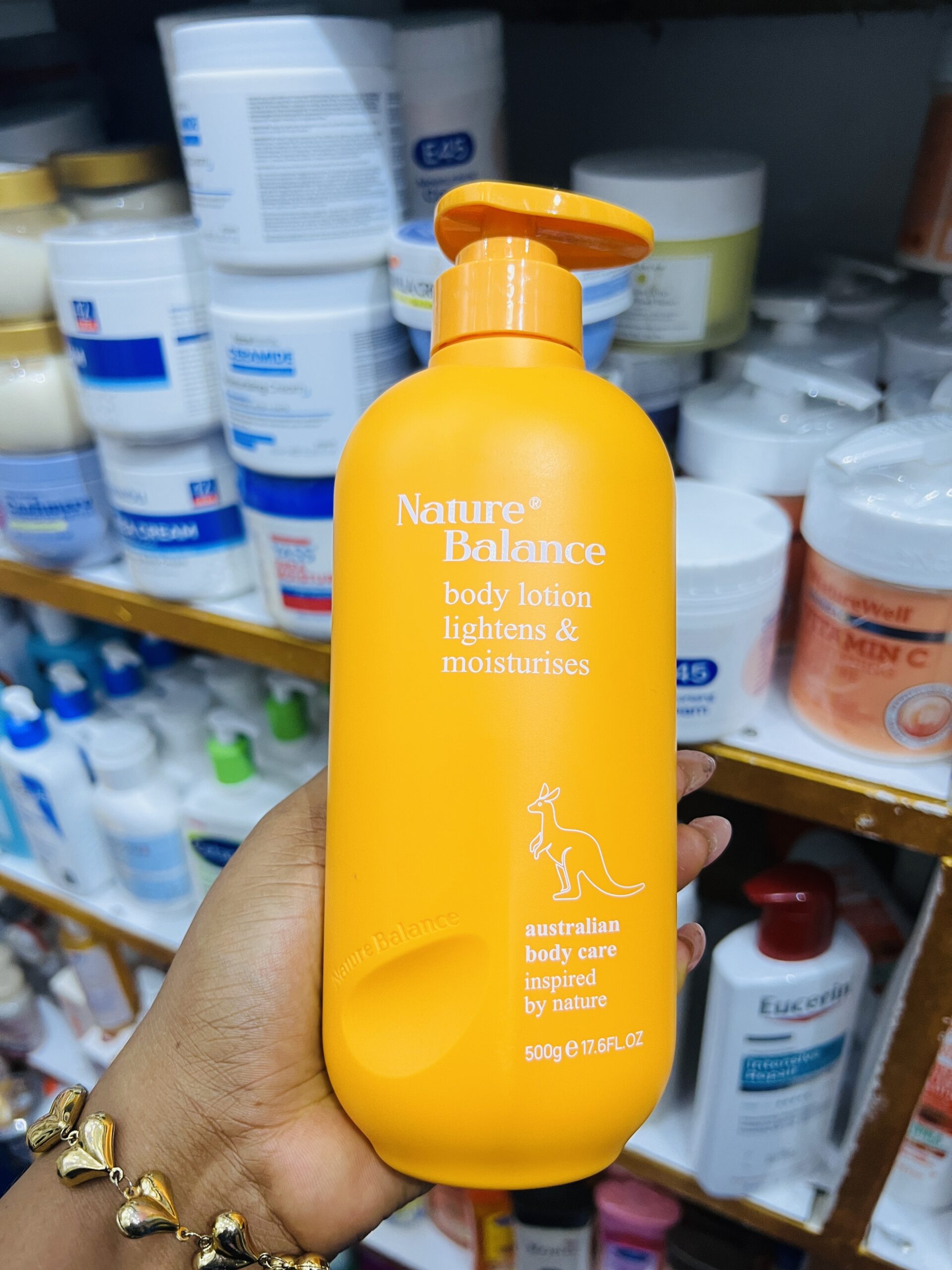 Nature balance lightening and moisturizing body lotion