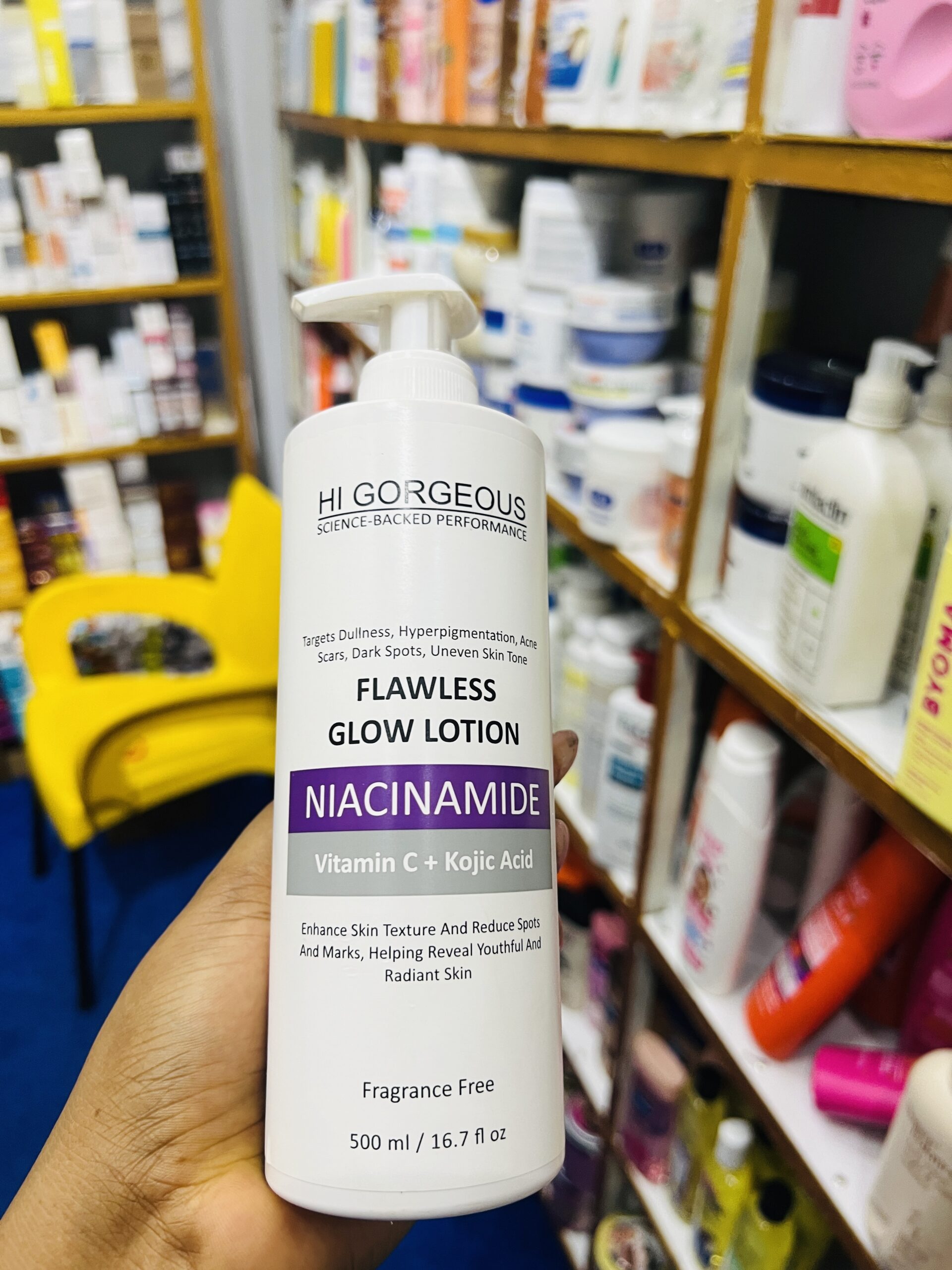 Hi gorgeous niacinamide body lotion