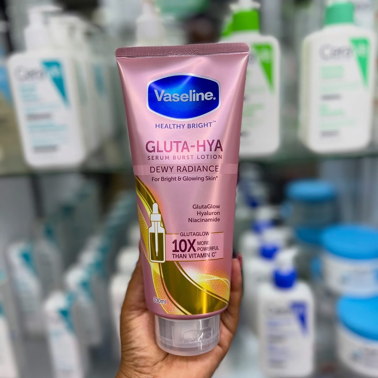 Vaseline Gluta - Hya dewy radiance serum burst lotion